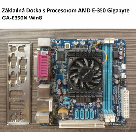 Základné Dosky: Intel s775/Gigabyte GA-E350N/AsRock K8A780LM - 4