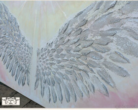 "Strážny anjel" 3D maľba - 4