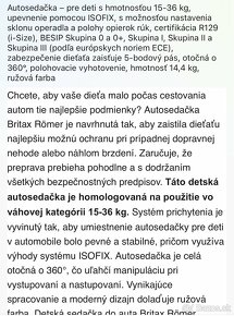 Autosedačka s isofixom Britax Römer - 4