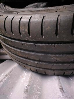 4ks alu disky VW 5x112 R17 pneu 225/45 R17 6mm - 4