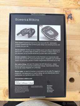 Predám kvalitné slúchadlá Bowes & Wilkins P3 S1 - 4