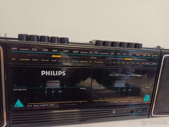 Philips radiomagnetofon retro 2 kazeťák - 4