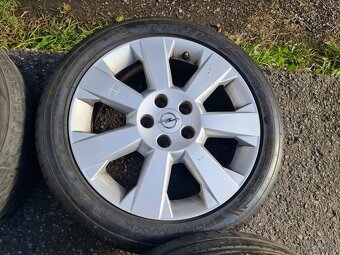 Alu kola disky orig Opel saab 5x110 7jx17 et - 4