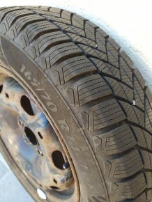 Predám zimné pneumatiky 165/70 R14 s diskami - 4