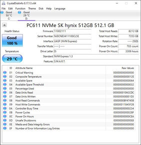 PCIe NVMe SSD 512GB - 4