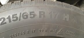 215/65 R17 zimne pneumatiky Continental - 4