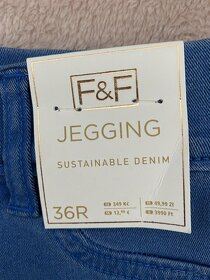 nove jegginsy F&F velkost 36 - 4