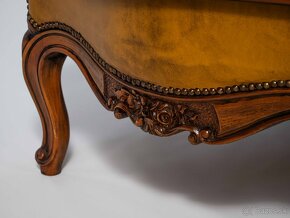 Konferenční stolek kožený - 4