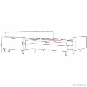 Rozkladacia sedacia rohová súprava ETNA II - 4