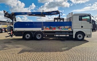 MAN TGX 6x2 LL 440.26 / FASSI F215AS.22 - Valník s rukou - 4