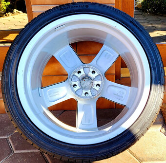 alu R17 5x100 bicolor, orig. Audi A1, pneu 215/40 - 4