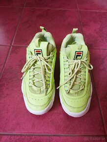 Tenisky FILA zelené-predám - 4