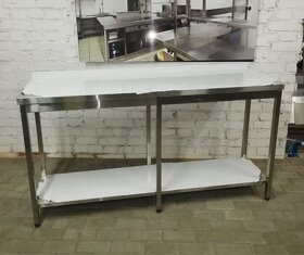 Nerezový gastro stôl pre reštauráciu - 4