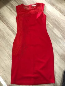 Červené šaty - veľkosť XS-S - ako nové - 4