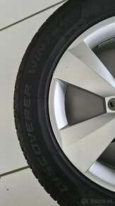 Predám Alu disky Skoda 5x112 R17 a zimne pneu. - 4