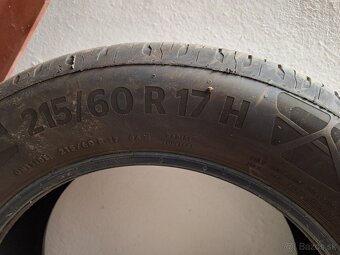 Letné pneumatiky continental 215/60 r17 - 4