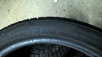 ZIMNÉ 225/40 R18 92W XL VREDESTEIN 7-7,5mm 2019 LEN 55-€/kus - 4