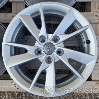 ORIGINÁL AUDI HLINÍKOVÉ DISKY 5x112 R16 - 4