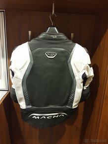 Macna - Pánska kožená bunda na motocykel - 4