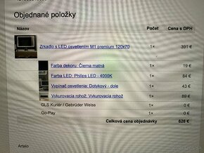 Zrkadlo s LED podsvietením a vyhrievaním - 4