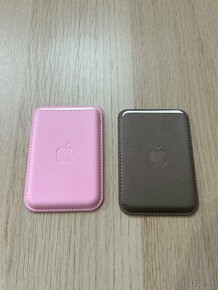 Kožená alebo FineWoven  peňaženka Apple s MagSafe k iPhonu - 4