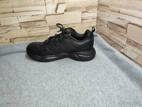 Adidas 45 1/3 - pánske čierne tenisky - 4