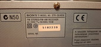 Predám receiver Sony STR-DE485 - 4