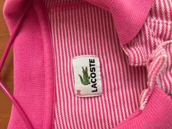 LACOSTE originál baby pink damske tricko S/M - 4