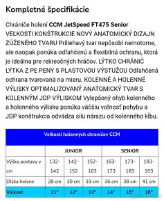 Chrániče holení CCM JetSpeed FT475 SR - 4