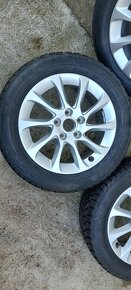 Alu Audi a zimné Bridgestone Blizzak 205/55 R16 - 4