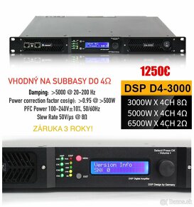 Sinbosen D4-3000 4x3000W/8ohm - 4