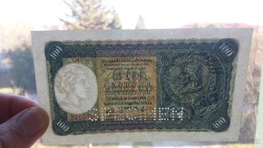 Bankovka 100 Korun Slovenských 1940 UNC - 4