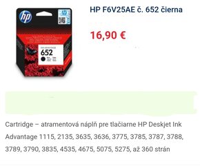 Predam atramntovu tlaciaren HP DeskJet Ink Advantage 2135 - 4