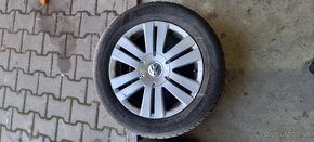 Sada alu disky orig. 5x112 R16 + pneu - 4