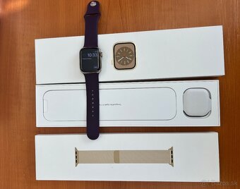 Apple Watch Series 8 GPS + Cellular 41mm Gold Stainless - 4