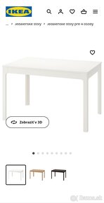 IKEA Ekedalen jedálenský stôl rozkladací stol - 4