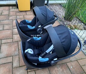 Vajíčka Cybex Aton M a isofix základne pre dvojičky - 4