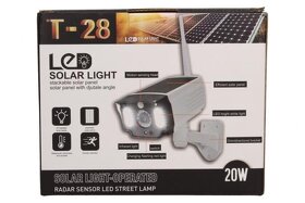 Predám vonkajšie LED solárne osvetlenie -bezpečnostná kamera - 4
