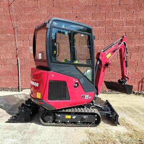 Pásové rypadlo Yanmar SV15VT minibager (1,7ton) záruka - 4