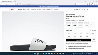 Šľapky Reebok, Ľadvinka Reebok - 4