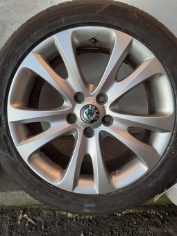 ALU disky Škoda Superb 5x112 r17 trifid - 4