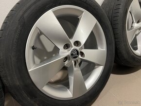 R17 5x112 7J ET45 alu disky originál Škoda Karoq Kodiaq - 4