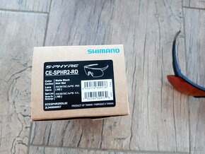 Shimano S-PHYRE2 okuliare, matná čierna/ridescape road - 4