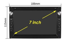 2Din Android wifi, gps, bluetooth, ŠKODA,VW - 4