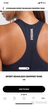 Gymshark sportovy top podprsenka - 4