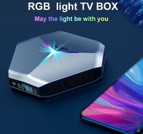 TV BOX Android A95X F4 4K 8K HD Amlogic S905X4 4-128Gb - 4