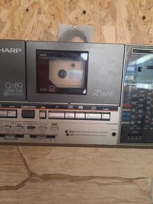 Sharp QT 89 double radio magnetofon - 4