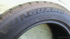 zimné 225/55 r17 XL Nexen - 7,6 mm  - kúpa 2021 - 2 kusy - 4