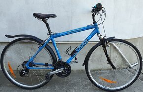 Trekingový cestný bicykel 18 ALU rám 28 kolesá 3x8 Shimano - 4