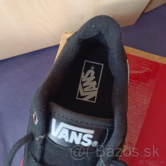 Nové Vans Faulkner black/red Skate tenisky 44 - 4